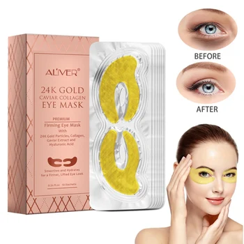 24K Gold Collagen Eye Mask Hydrating Firming Skin Remove Black Circles Eye Bags Anti-aging Gel Eye Patch
24K Gold Collagen Eye Mask Hydrating Firming Skin Remove Black Circles Eye Bags Anti-aging Gel Eye Patch