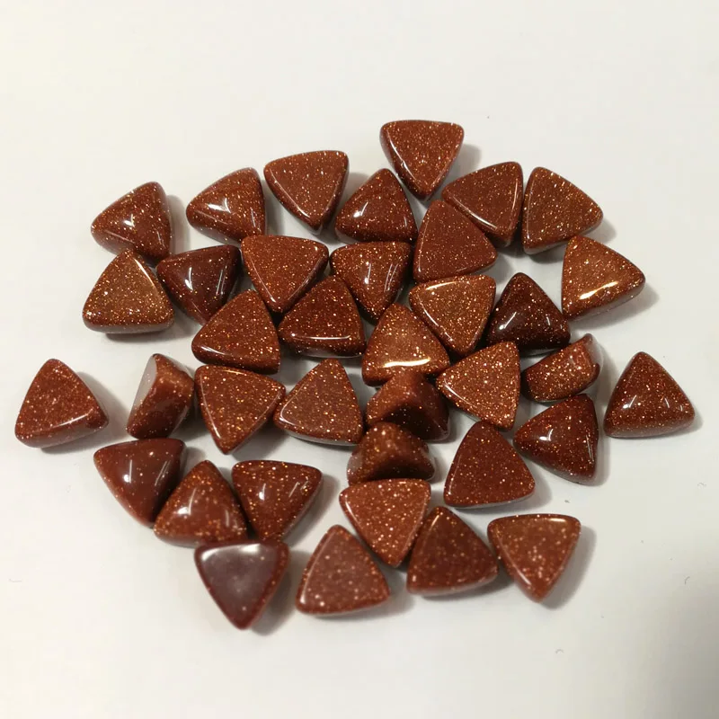Wholesale Fashion gold sand Triangle CAB CABOCHON natural stone beads for jewelry Accessories 10x10x5mm 50pcs/lot free shipping
Wholesale Fashion gold sand Triangle CAB CABOCHON natural stone beads for jewelry Accessories 10x10x5mm 50pcs/lot free shipping