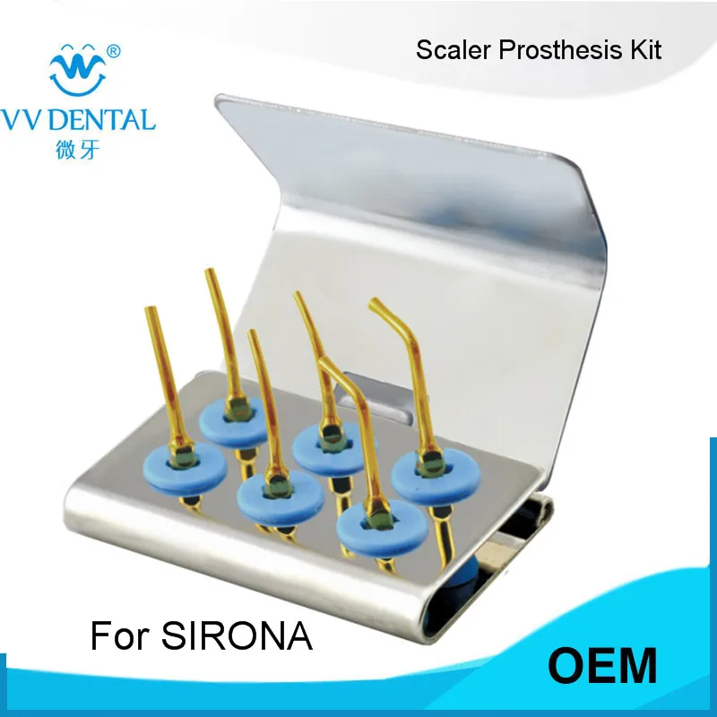 10 pcs SRPRKG Sirona scaler prosthetic tooth tips kit Sirona sonic scalers under uv sterilizer
10 pcs SRPRKG Sirona scaler prosthetic tooth tips kit Sirona sonic scalers under uv sterilizer