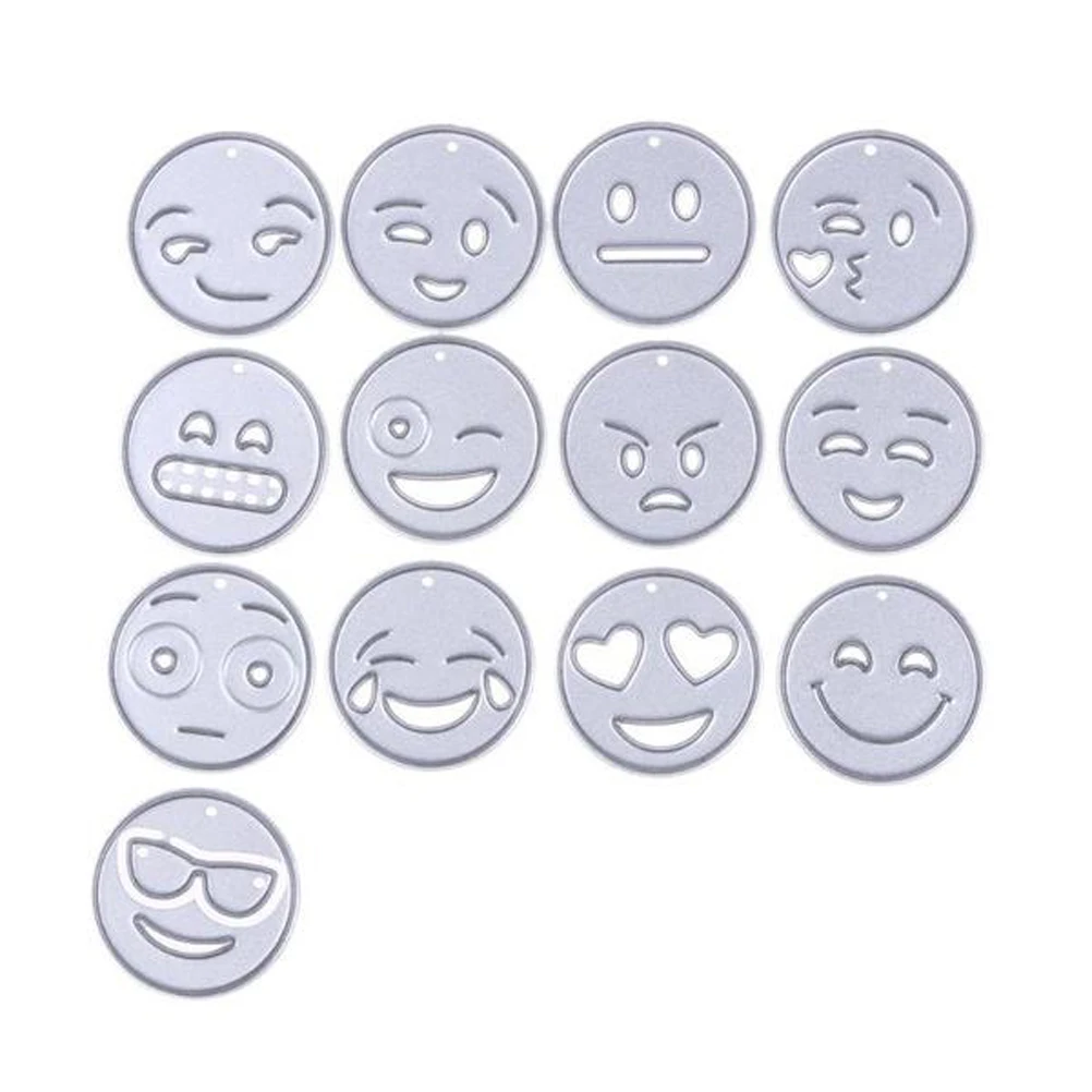 Emoticon Cutting Dies Metal Cut Dies Stencil Template Mould Craft Gift for DIY Scrapbook Album Paper Card Hand Crafts Die Cut
Emoticon Cutting Dies Metal Cut Dies Stencil Template Mould Craft Gift for DIY Scrapbook Album Paper Card Hand Crafts Die Cut
