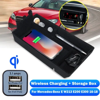 Model Phone Wireless Charging Central Armrest Storage Box For Mercedes-Benz E Class E W213 E200 E300 2016 2017 2018 LHD
Model Phone Wireless Charging Central Armrest Storage Box For Mercedes-Benz E Class E W213 E200 E300 2016 2017 2018 LHD