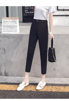Hot Sales 2019 Autumn Women Korean Female Classic High Elastic Waist Harem Pants Fashion Slim Ankle-length Pant Plus Size 3XL
Hot Sales 2019 Autumn Women Korean Female Classic High Elastic Waist Harem Pants Fashion Slim Ankle-length Pant Plus Size 3XL