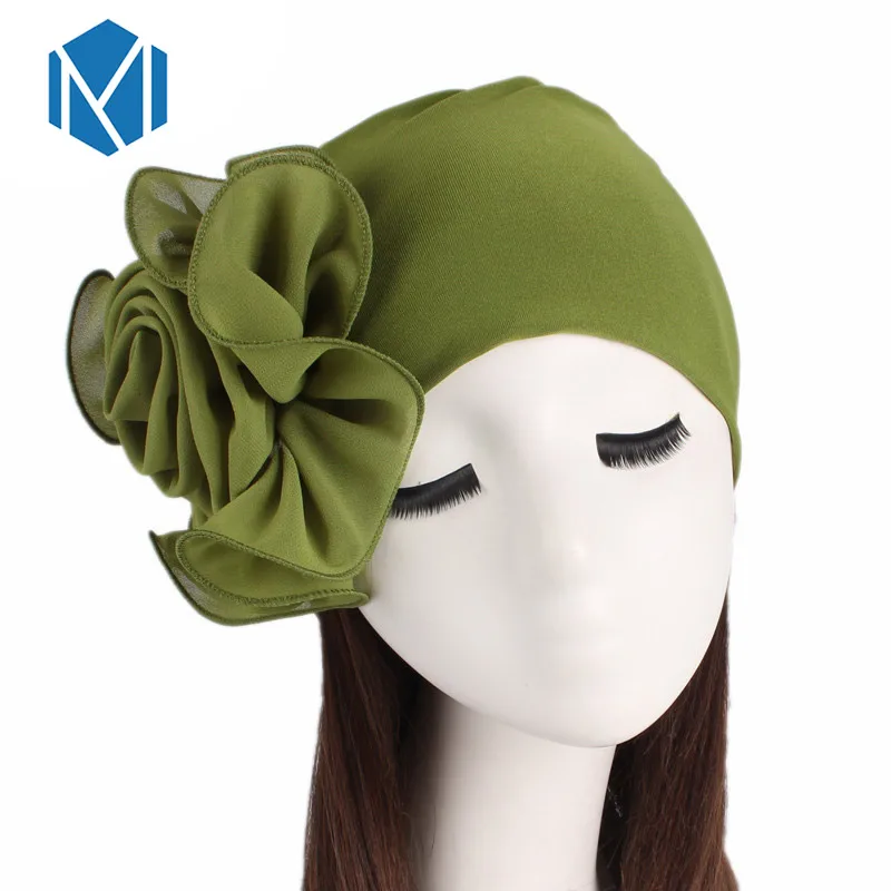 M MISM Мусульманский Стиль Женская Цветочная шляпа Удобная модная высокая