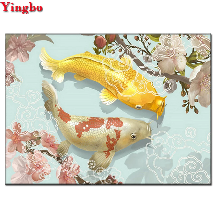Full square Diamond Embroidery Koi fish 5D DIY Diamond painting Cross stitch full round Diamond Mosaic Needlework wall decor
Full square Diamond Embroidery Koi fish 5D DIY Diamond painting Cross stitch full round Diamond Mosaic Needlework wall decor