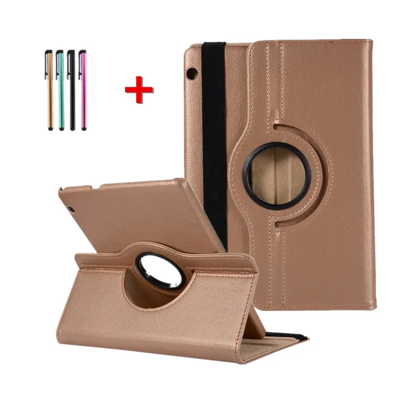 360 Rotation Cover Case For Huawei Mediapad T5 10 AGS2-W09/L09/L03/W19 10.1" Stand PU Leather Tablet Shell for Huawei T5 10+ pen
360 Rotation Cover Case For Huawei Mediapad T5 10 AGS2-W09/L09/L03/W19 10.1" Stand PU Leather Tablet Shell for Huawei T5 10+ pen
