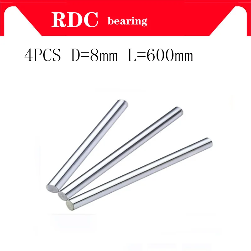 Free shipping 4Pcs 8mm Linear Shaft Chrome OD 8mm L 600mm WCS Harden Steel Rod Bar Cylinder Linear Rail CNC 3D printer
Free shipping 4Pcs 8mm Linear Shaft Chrome OD 8mm L 600mm WCS Harden Steel Rod Bar Cylinder Linear Rail CNC 3D printer