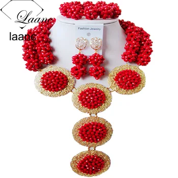 Laanc Opaque Red African Jewelry Set Nigerian Wedding Beads Bridal Jewellery Sets AL671
Laanc Opaque Red African Jewelry Set Nigerian Wedding Beads Bridal Jewellery Sets AL671
