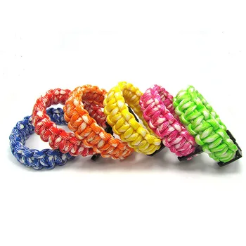 12Pcs/Lot Sports Braided Fashion Outdoor Camping Paracord Bracelet Rescue Parachute Cord Wristband Climbing Emergency Rope
12Pcs/Lot Sports Braided Fashion Outdoor Camping Paracord Bracelet Rescue Parachute Cord Wristband Climbing Emergency Rope