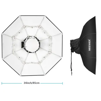 Neewer Folding Beauty Dish Octagonal Softbox 34 inches/40 inches with Center Deflector Disc Removable Diffuser and Bowens Speed
Neewer Folding Beauty Dish Octagonal Softbox 34 inches/40 inches with Center Deflector Disc Removable Diffuser and Bowens Speed