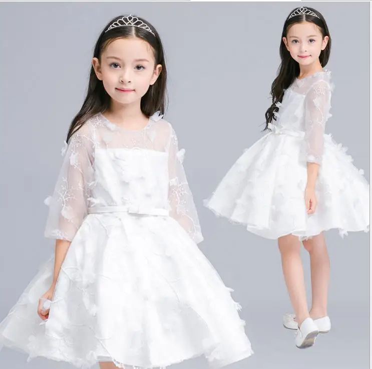 2017 Girls autumn children dress fashion princess DRESSES children dresses princess dress, Girls Fall Paragraph Princess Tutu Wh