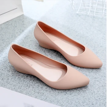 2019 New Woman Wedges Sandals Simple Girls Jelly Shoes Waterproof Ladies Pointed Toe Heels Casual Working Shoes zapatos de mujer
2019 New Woman Wedges Sandals Simple Girls Jelly Shoes Waterproof Ladies Pointed Toe Heels Casual Working Shoes zapatos de mujer