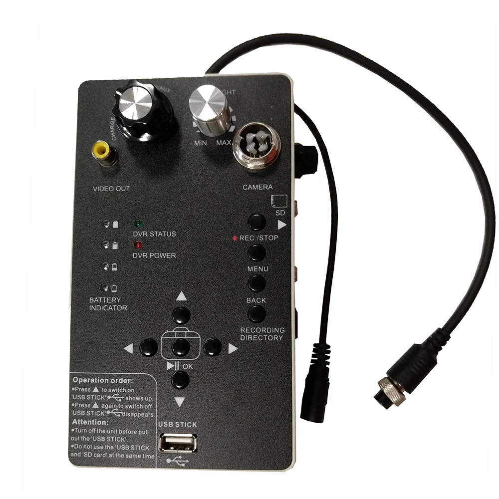 DVR Control Box With Recording Function For Drain Sewer Inspection Camera Spare Parts Accessories DVR Controller Zoom USB
DVR Control Box With Recording Function For Drain Sewer Inspection Camera Spare Parts Accessories DVR Controller Zoom USB
