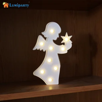 Lumiparty 3D Led Night Light Angel Shape Warm WhiteTable Lamps For Kids Children Gift Party Wedding Room Decoration 
Lumiparty 3D Led Night Light Angel Shape Warm WhiteTable Lamps For Kids Children Gift Party Wedding Room Decoration