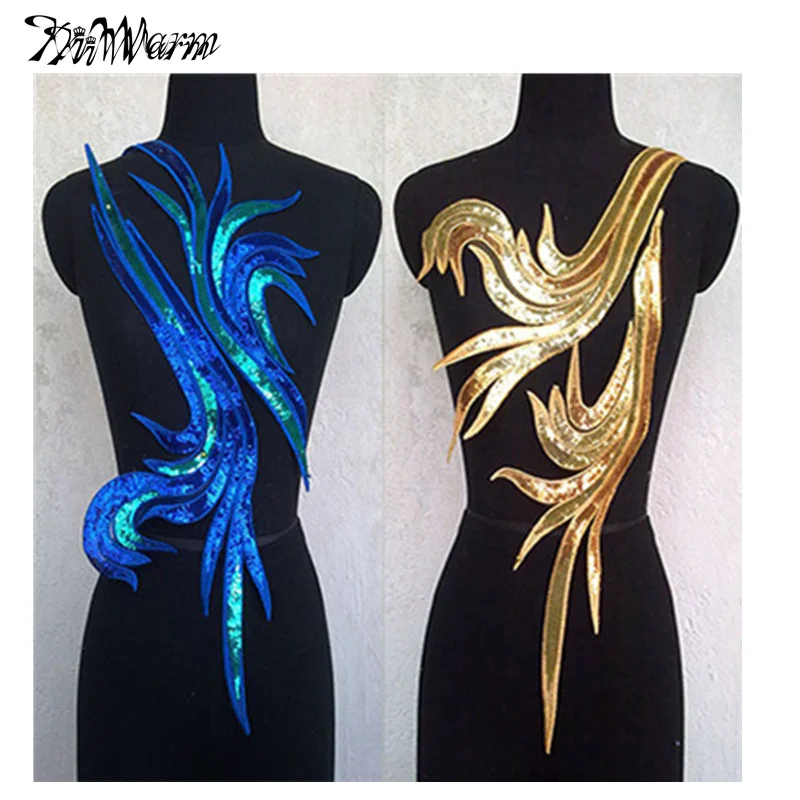 2pcs/Set Venise Lace Applique Trims Motif Embroidery DIY Craft Sequins Peacock for Sewing Fabric Clothing Patch Accessories
2pcs/Set Venise Lace Applique Trims Motif Embroidery DIY Craft Sequins Peacock for Sewing Fabric Clothing Patch Accessories