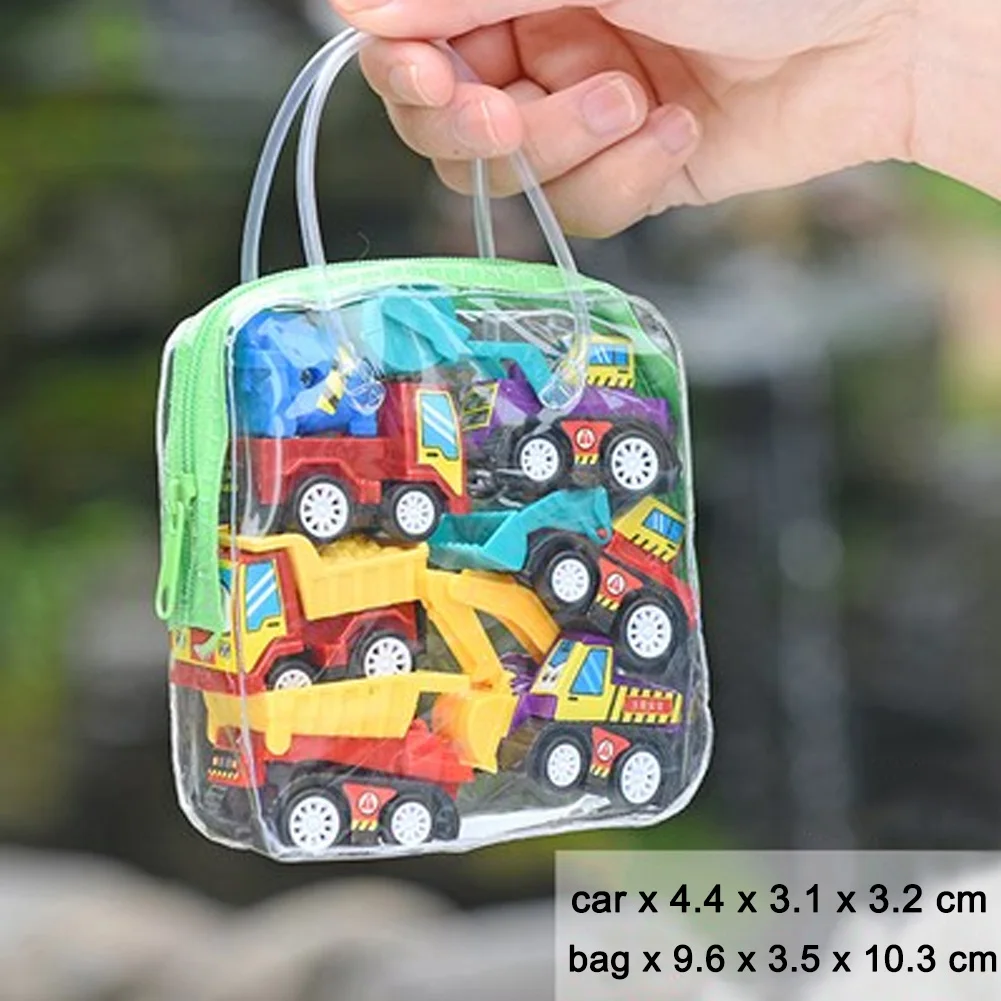 6pcs/bag Plastic Portable Model Vehicles Gift Toy Set Simulate Car Mini Truck Inertia Kids Trailer Boy Push Children Education
6pcs/bag Plastic Portable Model Vehicles Gift Toy Set Simulate Car Mini Truck Inertia Kids Trailer Boy Push Children Education