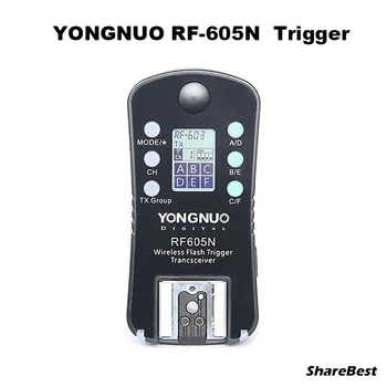 YONGNUO RF-605N RF605N RF 605 Wireless Flash Trigger for Nikon D7100 D7000 D5300 D5100 D5000 D3100 D90 D80 D70 D800 D700 D300
YONGNUO RF-605N RF605N RF 605 Wireless Flash Trigger for Nikon D7100 D7000 D5300 D5100 D5000 D3100 D90 D80 D70 D800 D700 D300