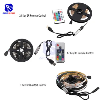 24 Key IR Remote 17 Key RF Remote 3 Key Switch Control for SMD 2835 RGB LED Strip Non-Waterproof 5V 5M 16.4ft 300 LEDs Strip
24 Key IR Remote 17 Key RF Remote 3 Key Switch Control for SMD 2835 RGB LED Strip Non-Waterproof 5V 5M 16.4ft 300 LEDs Strip