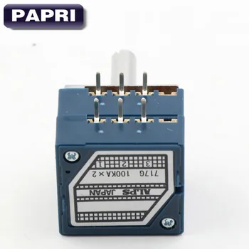 PAPRI 1PCS 2x100KA JAPAN ALPS RK27 Type VOLUME Potentiometer Dual Slotted Shaft HIF DIY
PAPRI 1PCS 2x100KA JAPAN ALPS RK27 Type VOLUME Potentiometer Dual Slotted Shaft HIF DIY