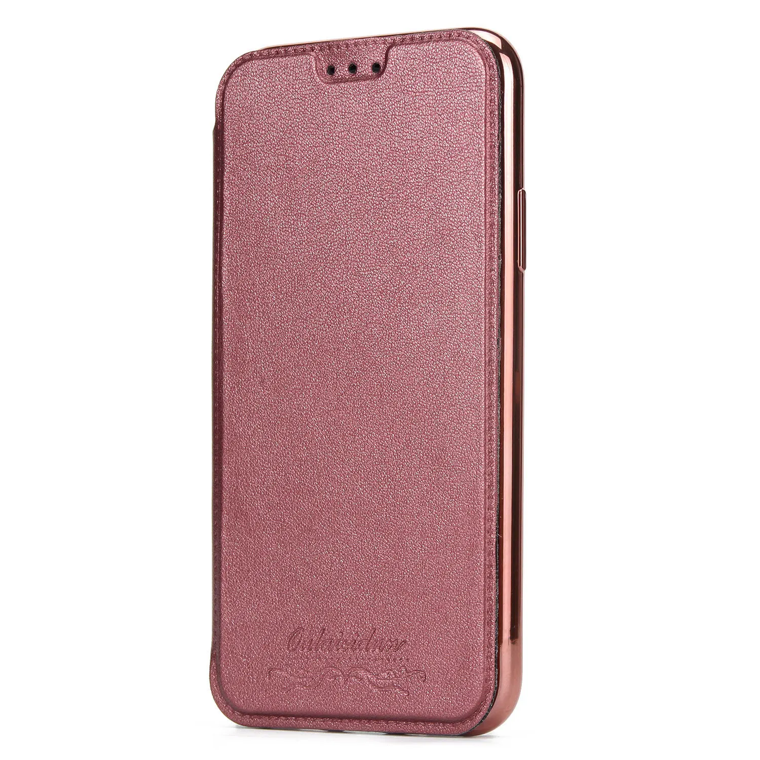 Luxury Brand For IPhone 7 Case Plating Edge Flip Case For Iphone X 6 6s 8 Plus XS Max Xr Cover Bussiness Leather Phone Cover Luxury Brand For IPhone 7 Case Plating Edge Flip Case For Iphone X 6 6s 8 Plus XS Max Xr Cover Bussiness Leather Phone Cover