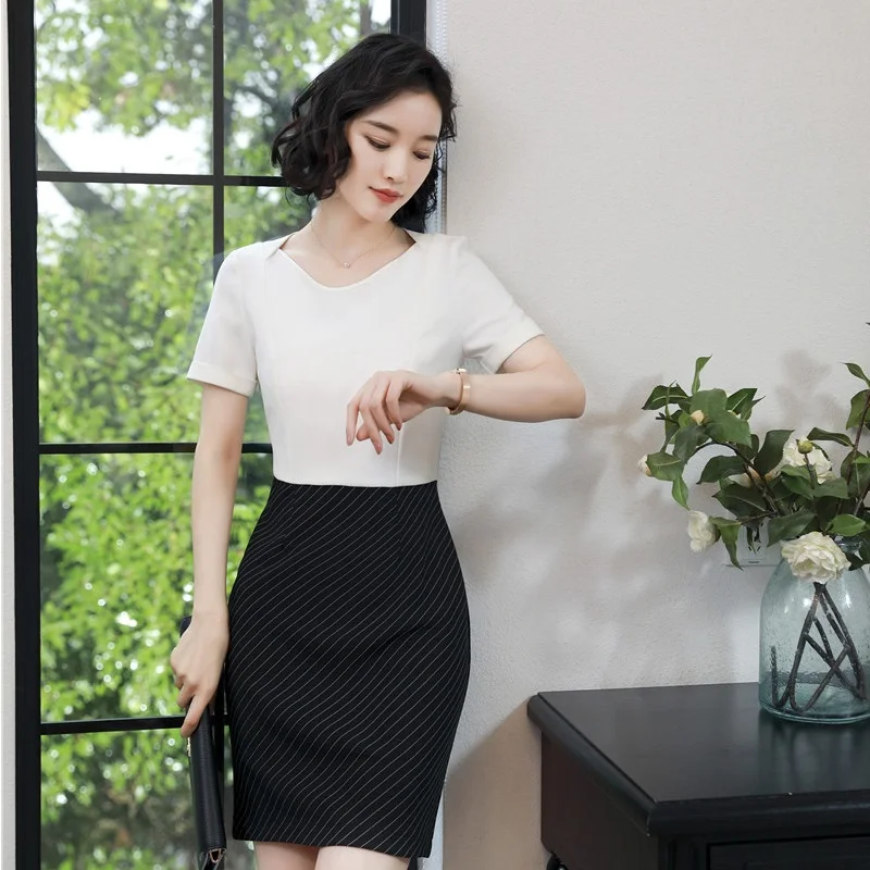 Fashion Patchwork Uniform Styles 2019 Spring Summer Women Dresses For Ladies Office Business Work Wear Mini Dress Vestidos
Fashion Patchwork Uniform Styles 2019 Spring Summer Women Dresses For Ladies Office Business Work Wear Mini Dress Vestidos