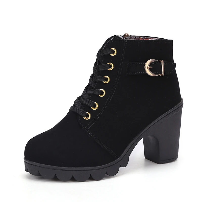 COZULMA Women Shoes 2019 Autumn Winter Women High Heels Ankle Boots Ladies Fashion Lace-Up Shoes Woman Winter Boots Size 35-41
COZULMA Women Shoes 2019 Autumn Winter Women High Heels Ankle Boots Ladies Fashion Lace-Up Shoes Woman Winter Boots Size 35-41