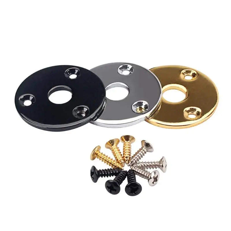 1PCS Round Jack Plate Guitar Output Jack Plug Socket Circular Metal Jack Plate for Electric Bass Guitar Parts & AccessoriesZ95
1PCS Round Jack Plate Guitar Output Jack Plug Socket Circular Metal Jack Plate for Electric Bass Guitar Parts & AccessoriesZ95