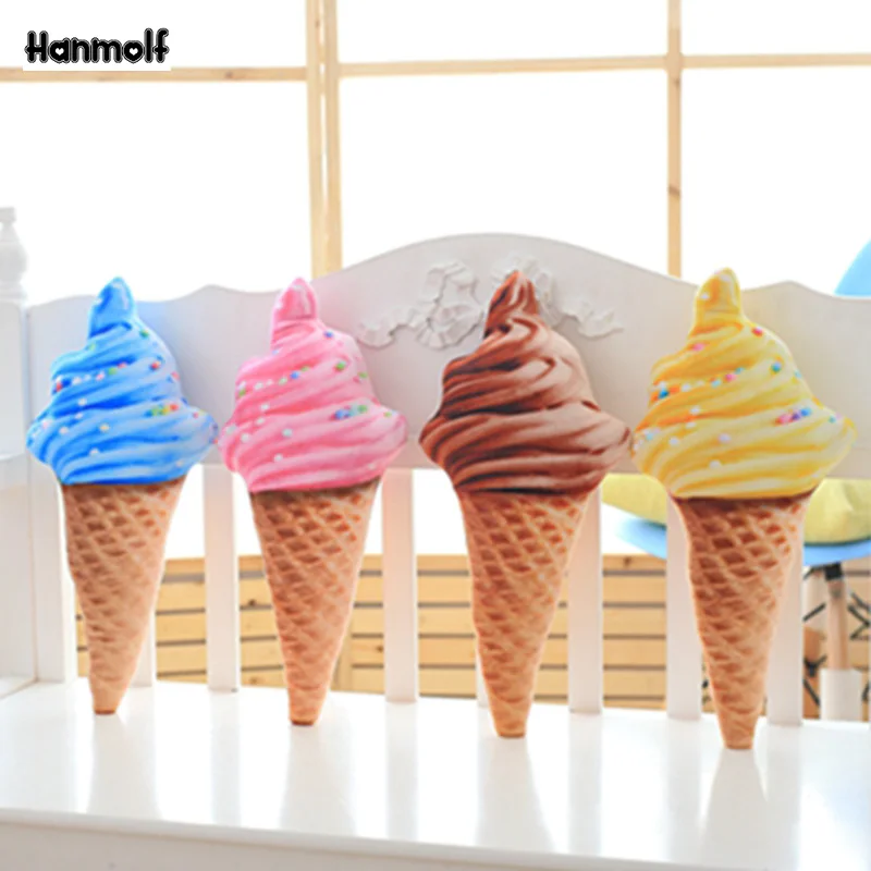 Lifelike Plush Ice Cream Cone Stuffed Toy Kids Huggable Food Pillow Summer Decorative Plush Pillow Bed Chair Sofa 30/46/66/86cm
Lifelike Plush Ice Cream Cone Stuffed Toy Kids Huggable Food Pillow Summer Decorative Plush Pillow Bed Chair Sofa 30/46/66/86cm