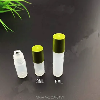 3ML 5ML Plastic Roll on Bottle with Glass Ball Steel Bead, Green Cap Essential Oil Bottle Cosmetic Sample Packing Bottle, 50 PCS
3ML 5ML Plastic Roll on Bottle with Glass Ball Steel Bead, Green Cap Essential Oil Bottle Cosmetic Sample Packing Bottle, 50 PCS