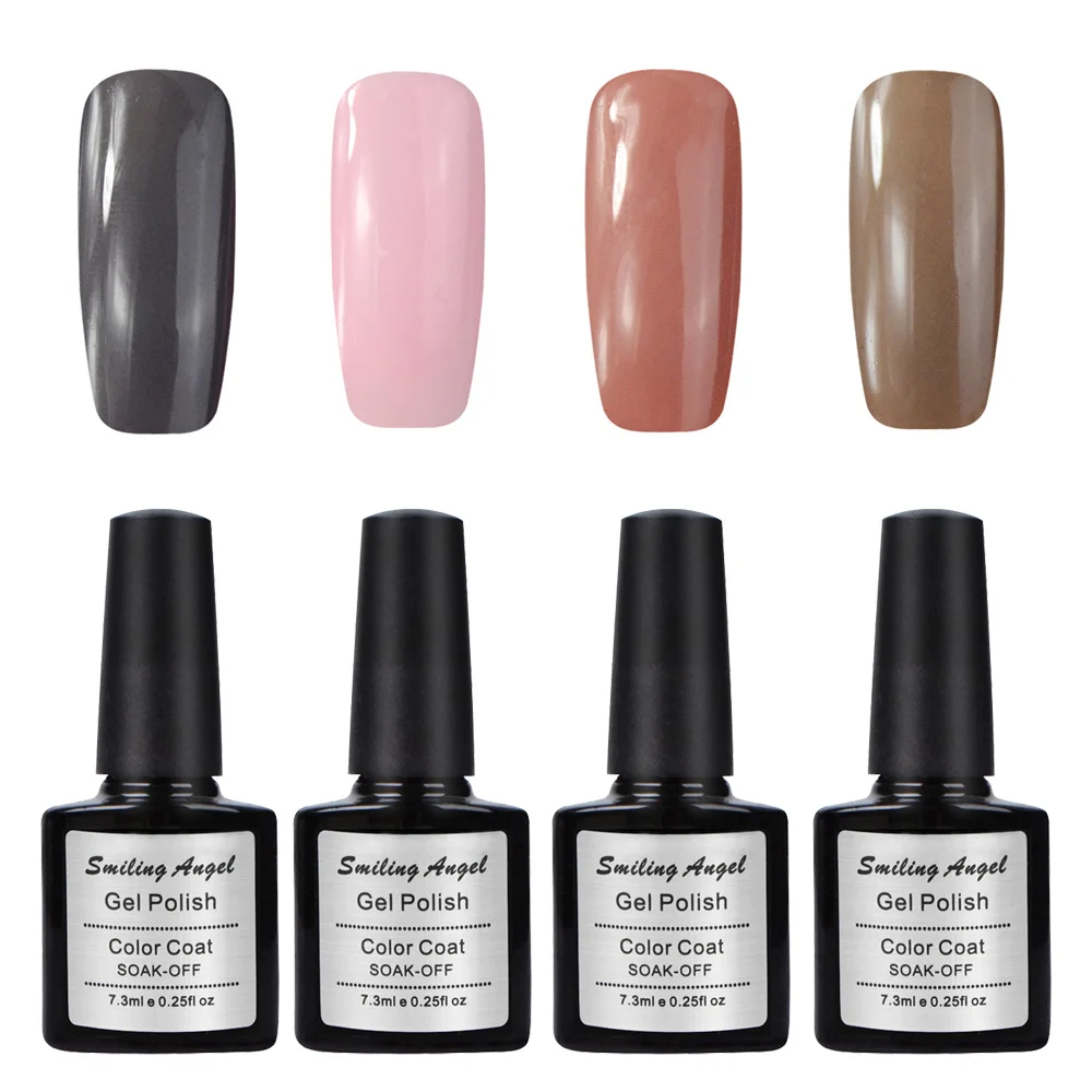 Smiling Angel 4pcs French Kit Color UV Gel Lamp LED Soak Off Top Base Coat Nail Gel Polish Varnish Venis Semi Permanent Z05
Smiling Angel 4pcs French Kit Color UV Gel Lamp LED Soak Off Top Base Coat Nail Gel Polish Varnish Venis Semi Permanent Z05