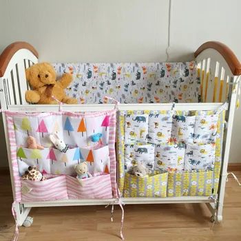 Bed Hanging Storage Bag Crib Baby Bed Brand Cotton Baby Crib Organizer Toy Diaper Pocket For Bed Crib Kids Bed Accessories
Bed Hanging Storage Bag Crib Baby Bed Brand Cotton Baby Crib Organizer Toy Diaper Pocket For Bed Crib Kids Bed Accessories