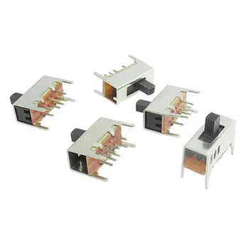 100 Pcs 8 Pins 3 Positions 3P2T On/On/On Mini Slide Switch SS23D03G5 5mm High Side Knob
100 Pcs 8 Pins 3 Positions 3P2T On/On/On Mini Slide Switch SS23D03G5 5mm High Side Knob