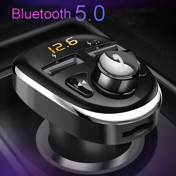 JINSERTA Car Mp3 Player Wireless Handsfree Bluetooth 5.0 FM Transmitter with TF U Disk Music Play Dual USB Charger
JINSERTA Car Mp3 Player Wireless Handsfree Bluetooth 5.0 FM Transmitter with TF U Disk Music Play Dual USB Charger