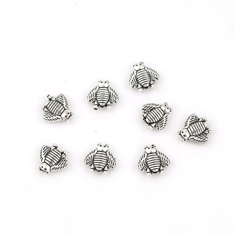 DoreenBeads Zinc Based Alloy Spacer Beads Fly Antique Silver DIY Findings 10mm x 10mm( 3/8"), Hole: Approx 1.7mm, 100 PCs
DoreenBeads Zinc Based Alloy Spacer Beads Fly Antique Silver DIY Findings 10mm x 10mm( 3/8"), Hole: Approx 1.7mm, 100 PCs