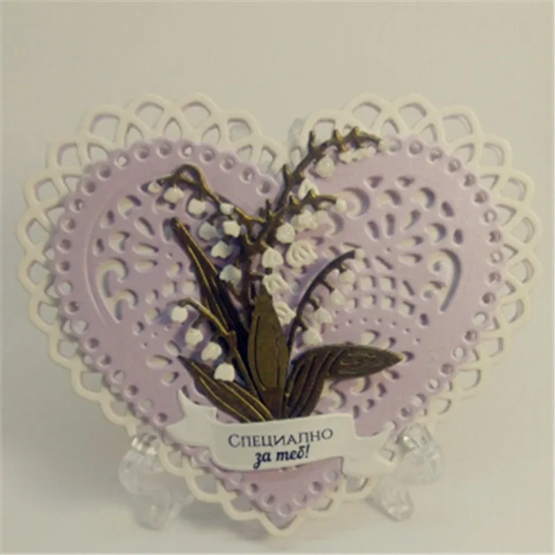Frame Lily of the Valley Metal Cutting Dies for DIY Scrapbooking Album Paper Cards Decorative Crafts Embossing Die Cuts
Frame Lily of the Valley Metal Cutting Dies for DIY Scrapbooking Album Paper Cards Decorative Crafts Embossing Die Cuts