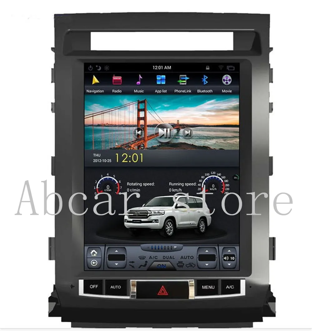 12.1'' Tesla style Android 8.1 Car dvd player GPS Navigation For TOYOTA LAND CRUISER LC200 2008-2015 stereo radio PX6 HDMI auto 
12.1'' Tesla style Android 8.1 Car dvd player GPS Navigation For TOYOTA LAND CRUISER LC200 2008-2015 stereo radio PX6 HDMI auto