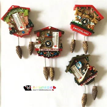 Black Forest Cuckoo Clock Thermometer 3D Magnetic Refrigerator Sticker Fridge Magnets Home Decoration Accessory Travel Souvenir
Black Forest Cuckoo Clock Thermometer 3D Magnetic Refrigerator Sticker Fridge Magnets Home Decoration Accessory Travel Souvenir