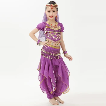 Good Quality Belly Dance Costumes For Girl Purple Rose Red Blue Tops+Pant Set Sexy Children Feminine Clothes Indian Suit Q4004
Good Quality Belly Dance Costumes For Girl Purple Rose Red Blue Tops+Pant Set Sexy Children Feminine Clothes Indian Suit Q4004