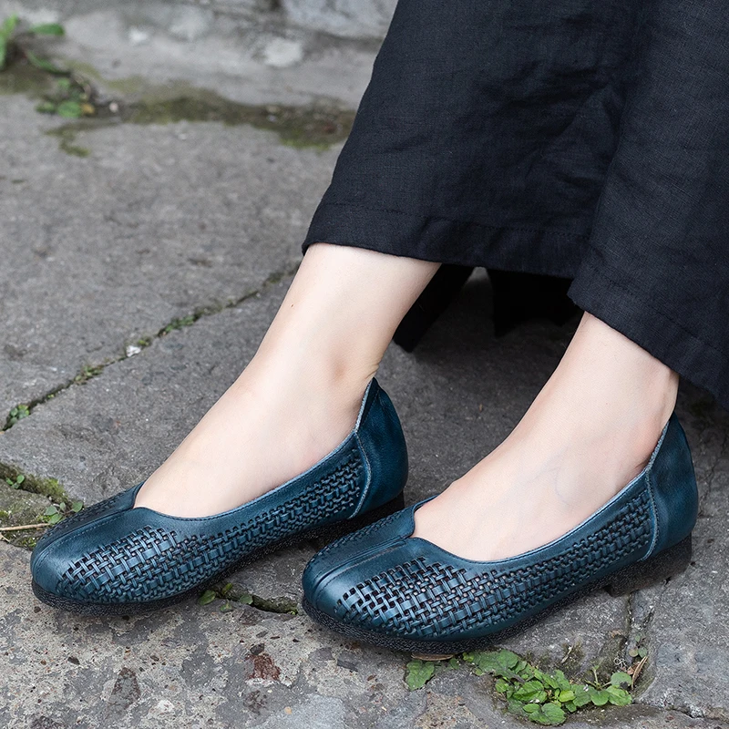Round Toe Fretwork Shoes Woman New Arrival Handmade Lady Breathable Flat Shoes Genuine Leather Female Cool Flats
Round Toe Fretwork Shoes Woman New Arrival Handmade Lady Breathable Flat Shoes Genuine Leather Female Cool Flats