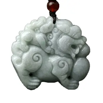 Koraba Fine Jewelry Natural Jadeite Jade Hand Carved Pendant Mother and Child Brave Amulet Pendant Necklace Free Shipping
Koraba Fine Jewelry Natural Jadeite Jade Hand Carved Pendant Mother and Child Brave Amulet Pendant Necklace Free Shipping