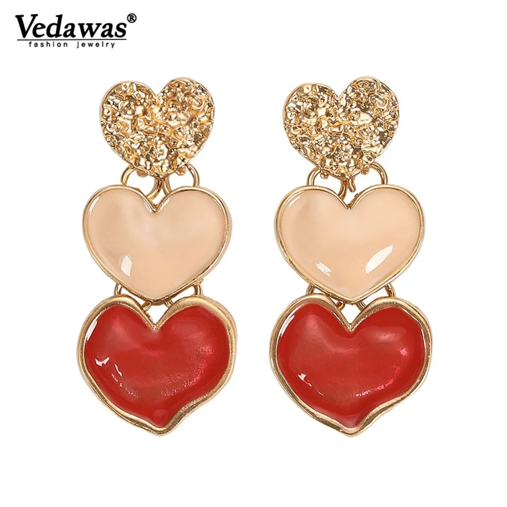 Vedawas Heart Pendientes Handmade Statement Drop Dangle Earrings for Women Bijoux Beads Jewelry ACCESSORIES Wholesale xg2859
Vedawas Heart Pendientes Handmade Statement Drop Dangle Earrings for Women Bijoux Beads Jewelry ACCESSORIES Wholesale xg2859