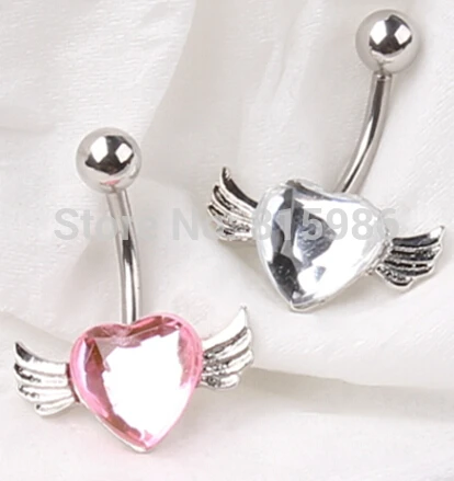 Trendy Lover Wing Dangle Plugs and Tunnels Navel Body Piercing Navel Belly Button Ring Belly Bars Body Jewelry
Trendy Lover Wing Dangle Plugs and Tunnels Navel Body Piercing Navel Belly Button Ring Belly Bars Body Jewelry