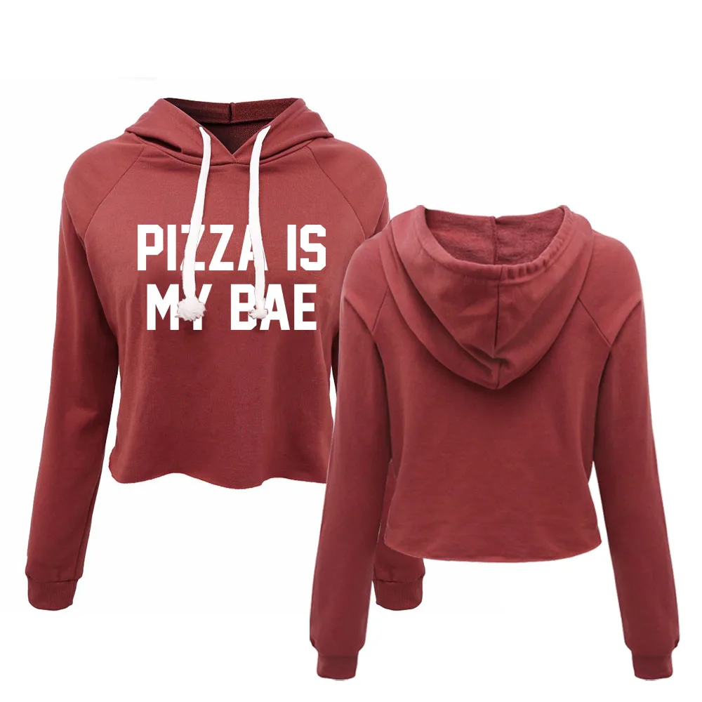 Pizza Funny Letter Print Womens Cropped Hoodies Autumn Spring Thin Short Sweatshirts Ladies Crop Top Hoodies Pullovers
Pizza Funny Letter Print Womens Cropped Hoodies Autumn Spring Thin Short Sweatshirts Ladies Crop Top Hoodies Pullovers