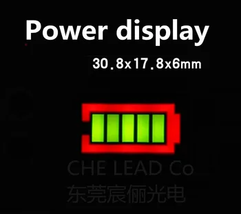 20pcs Battery shape bar light battery 5-segment digital tube 5 highlighted red 3118 model
20pcs Battery shape bar light battery 5-segment digital tube 5 highlighted red 3118 model