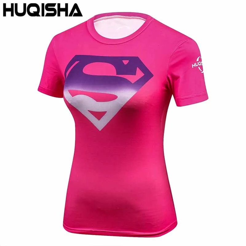Compression T Shirt Women Superhero Captain America/Spiderman/Batman Tops Female Clothing Bodybuilding Tees
Compression T Shirt Women Superhero Captain America/Spiderman/Batman Tops Female Clothing Bodybuilding Tees