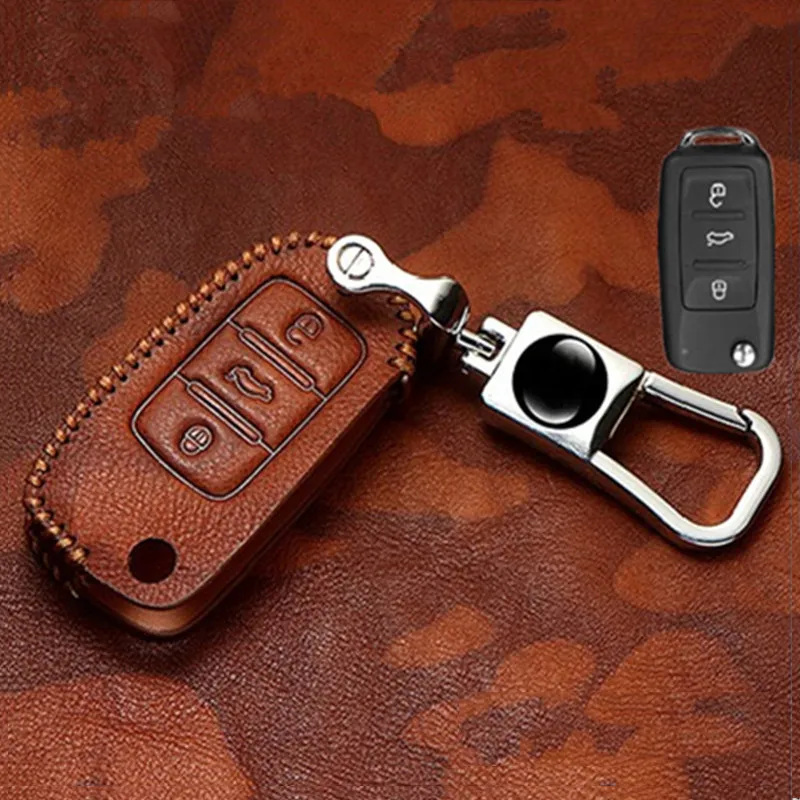 2019 Retro Genuine Leather Car Key Cover Case For VW Volkswagen Polo Golf Skoda Superb A7 Passat Beetle Auto Key shell Keychain
2019 Retro Genuine Leather Car Key Cover Case For VW Volkswagen Polo Golf Skoda Superb A7 Passat Beetle Auto Key shell Keychain