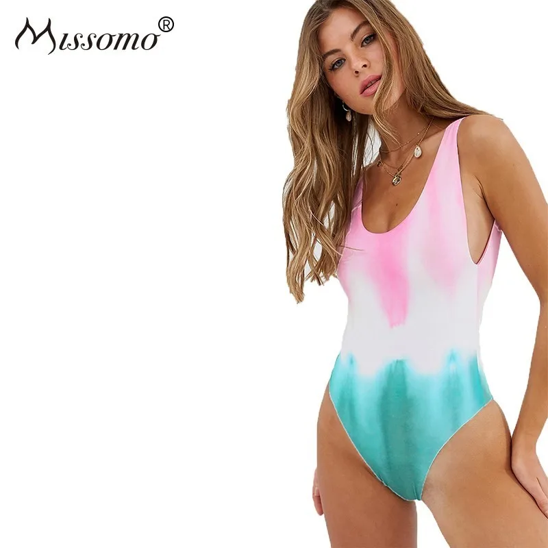 Missomo 2019 New Fashion New Arrivals Western Style High Leg Tie Dyed Backless Low-cut Color Collision Swimsuit
Missomo 2019 New Fashion New Arrivals Western Style High Leg Tie Dyed Backless Low-cut Color Collision Swimsuit