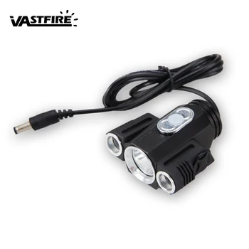 Black Front Bicycle Light 10000LM 3*XML T6 LED Adjust Angle Bike Lamp Headlight + Battery Pack + Tail Light
Black Front Bicycle Light 10000LM 3*XML T6 LED Adjust Angle Bike Lamp Headlight + Battery Pack + Tail Light