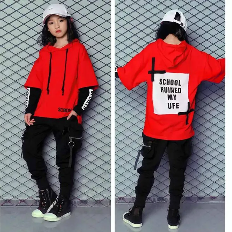 Stage Competition Korean Style Jazz Hiphop Dance Costume Hip Hop Clothes Children Pop Street Dance Wear Suit for Kids Boys Girls
Stage Competition Korean Style Jazz Hiphop Dance Costume Hip Hop Clothes Children Pop Street Dance Wear Suit for Kids Boys Girls