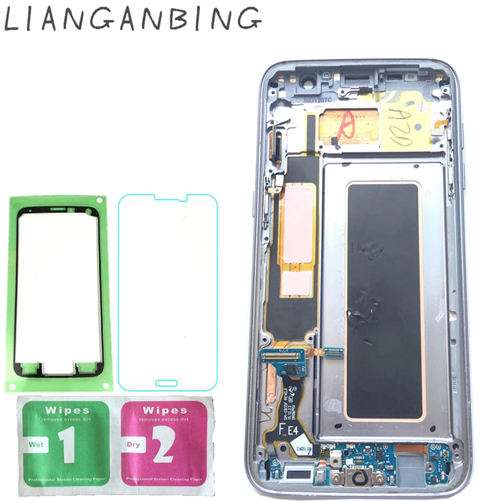 New Super AMOLED LCD S7 edge G935F G935FD G935W8 Display 100% Tested Working Frame Touch Screen Assembly For Samsung Galaxy s7
New Super AMOLED LCD S7 edge G935F G935FD G935W8 Display 100% Tested Working Frame Touch Screen Assembly For Samsung Galaxy s7