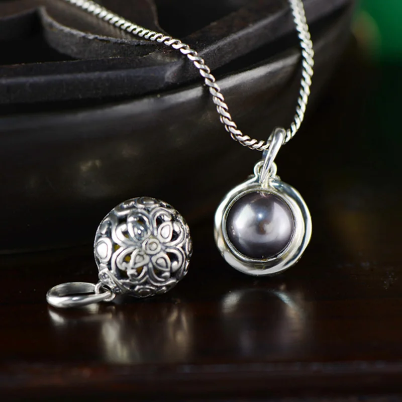 Real Pure 925 Silver Vintage Pendant For Women With Natural Peal Personalized Hollow Design Amulets And Talismans Pendule
Real Pure 925 Silver Vintage Pendant For Women With Natural Peal Personalized Hollow Design Amulets And Talismans Pendule